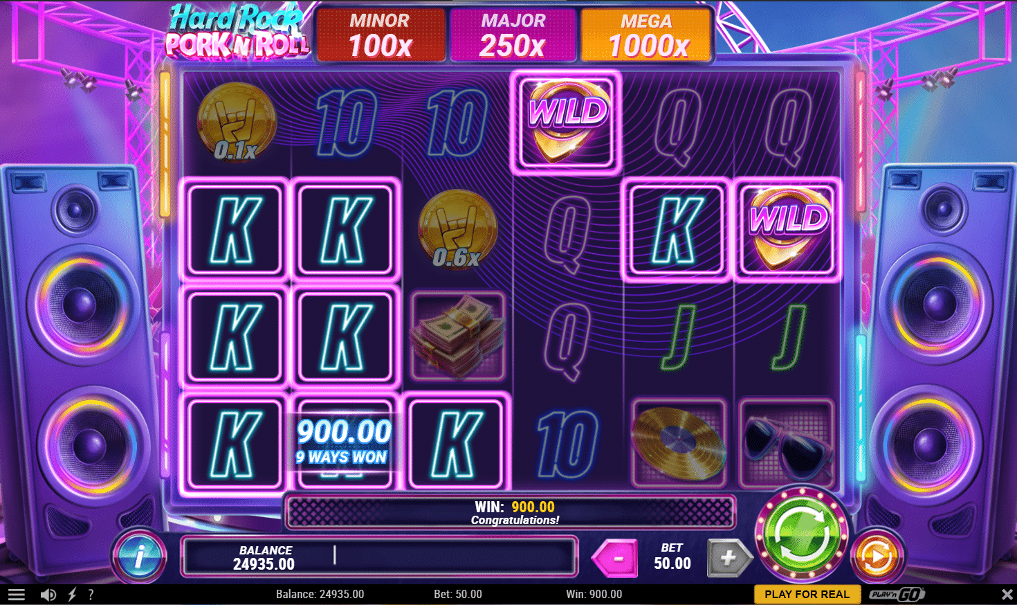 Hard Rock Pork and Roll slot