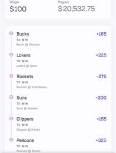 Club 520 January 7 Parlay