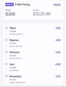 Club 520 Parlay January 14