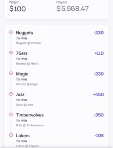 Club 520 Parlay January 22