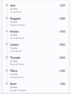 B Hen NBA Parlay February 3