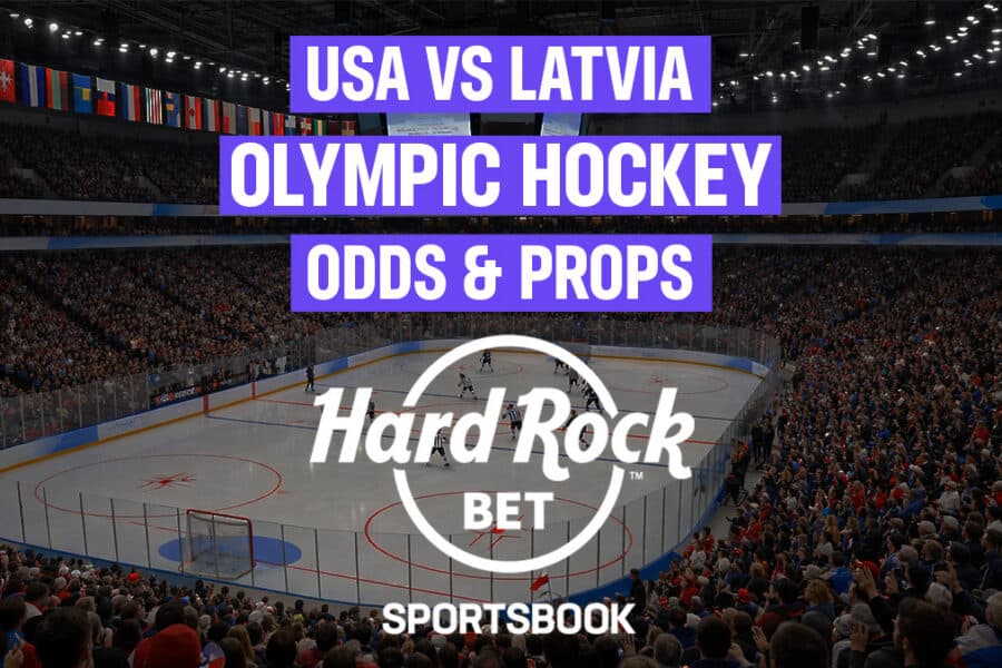 USA vs Latvia Olympic Hockey