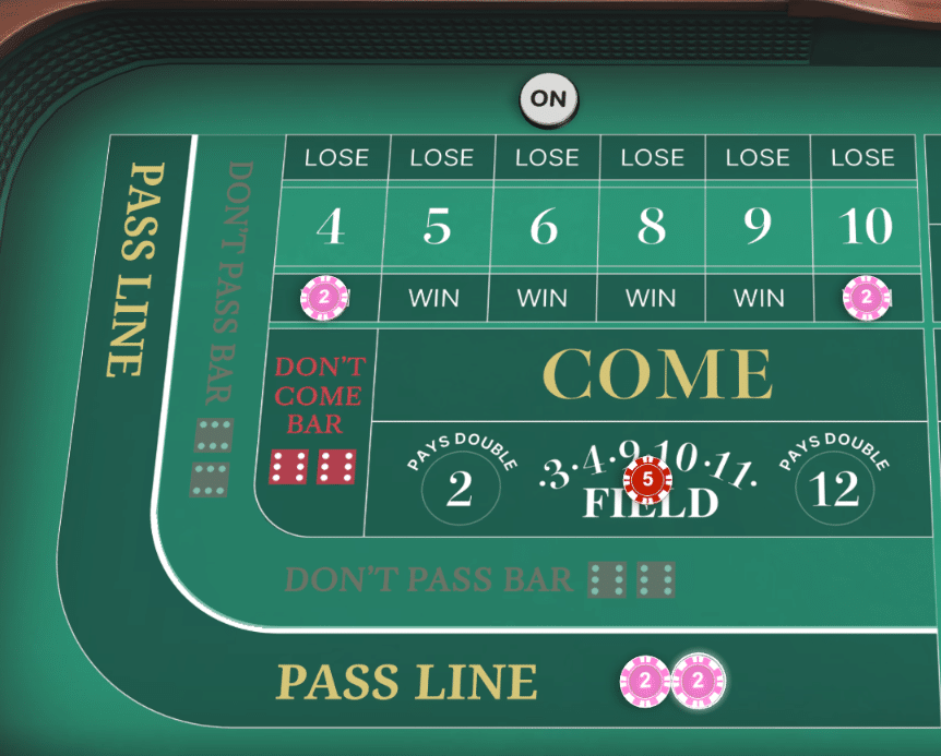 Place and field bets